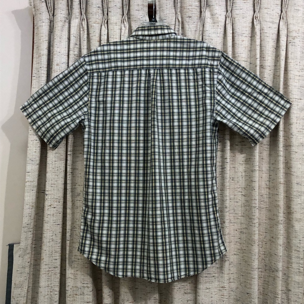 Carhartt Plaid Short Sleeve Pocket Button Up Shirt - Large Tall - Picture 5 of 6